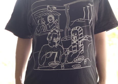 NONCHELEEE × cokeconami_market 　T-shirt〈カラー：ブラック〉