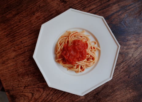 【数量限定】トマトパスタ セット（生パスタ 平麺、トマトソース 各4食）
