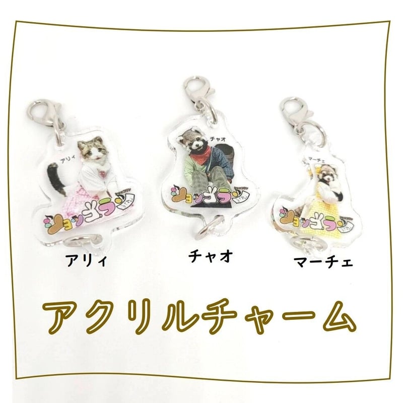 キャラクター アクリルチャーム | ショッコラン のお店やさん