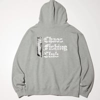 Chaos Fishing Club x RADIALL CHROME LETTERS HOODIE (HEATHER GRAY)｜カオスフィッシングクラブ x ラディアル クロームレター フーディ