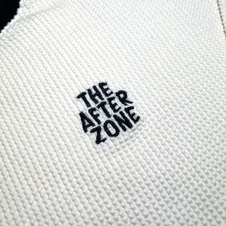 JOHN SOFIA RINGER THERMAL KNIT (WHITE)｜ジョンソフィア リンガー サーマル ニット（ホワイト)