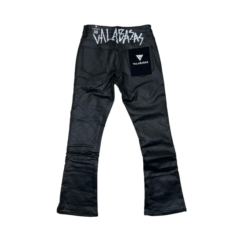VALABASAS PUNCTURED STACKED (BLACK) | ヴァラバサス パン