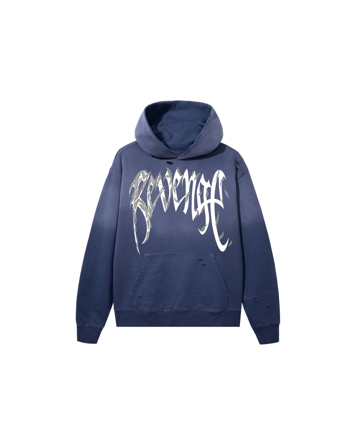 REVENGE×JUICE WRLD DOVE DISTRESSED TREATED HOOD