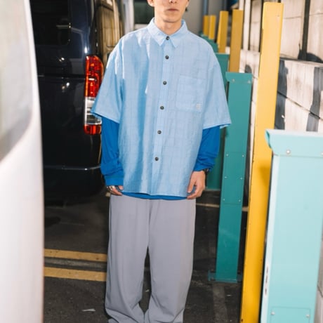EVISEN WILLIAM SHIRT THE 8th (Blue)｜エヴィセン ウィリアム シャツ ザ エイス（ブルー)