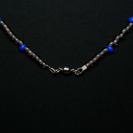 JOHN SOFIA Blue Stone Beads Necklace (Blue)｜ジョンソフィア ブルーストーン ビーズネックレス（ブルー）