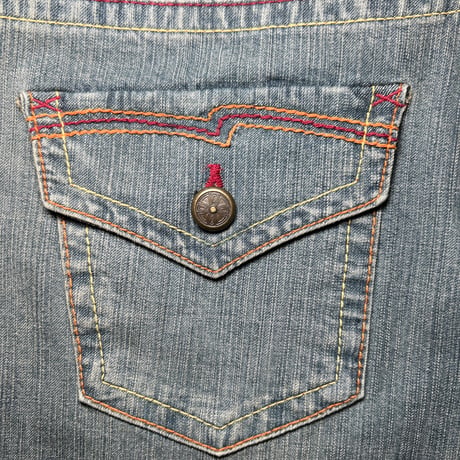 JOHN SOFIA Lowrise Flare Denim (Vintage Blue)｜ジョンソフィア ローライズ フレアデニム（ヴィンテージブルー）