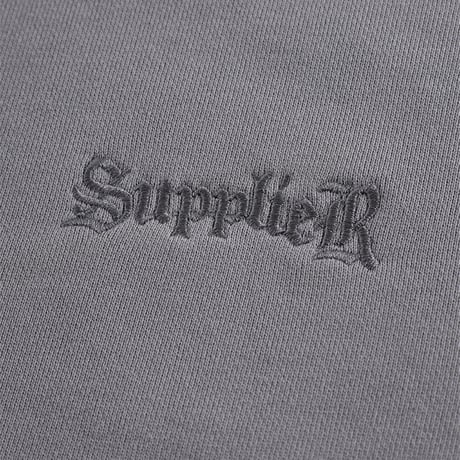 SUPPLIER Cross Zip Hoodie V2 “New Silhouette” (Grey)｜サプライヤー クロス ジップフーディー V2 “ニューシルエット” (グレー）
