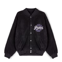 GRIMEY HIVE SHERPA BUTTON SWEATSHIRT (BLACK)｜グライミー ハイブ シェルパ ボタン スウェットシャツ（ブラック）