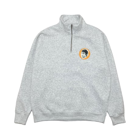 FLATLUX × ATTACK STORE Dragon Mockneck (Ash Grey, Black)｜フラットラックス×アタックストア ドラゴン モックネック（アッシュグレー/ブラック）