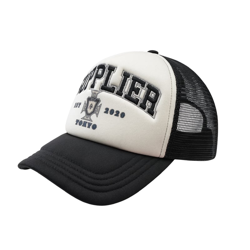 SUPPLIER Cross College Logo Mesh Cap (Black) |