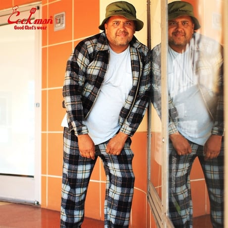 Cookman Delivery Jacket Woolmix Tartan Canadian (Black)｜クックマン デリバリージャケット ウールミックス タータン カナディアン（ブラック）