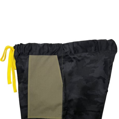 JOHN SOFIA Mixed by After Zone Trousers (Black Camo)｜ジョンソフィア ミックスド バイ アフターゾーン トラウザーズ（ブラックカモ）