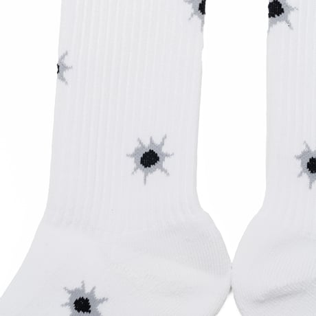 NEMES 302 NEMES x HEAT "BULLET" SOCKS (White) | ネメス サンマルニ ネメス バイ ヒート 「バレット」ソックス（ホワイト）