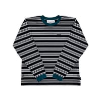 JOHN SOFIA Border Crewneck (Oreo & Green)｜ジョンソフィア ボーダークルーネック（オレオ＆グリーン）