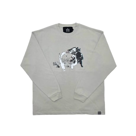 ATTACK ORIGINAL 19th Anniversary LS Tee (Cement)｜アタックオリジナル 19th ロングスリーブT（セメント）