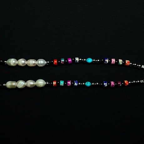 JOHN SOFIA Jeasus Pearl beads necklace (White)｜ジョンソフィア ジーザス パール ビーズネックレス（ホワイト）