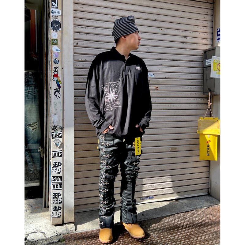 GUAPI Obsidian Black Aviation Clasp Denim (Blac