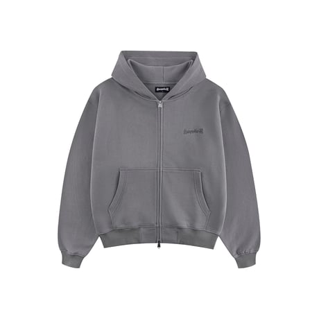 SUPPLIER Cross Zip Hoodie V2 “New Silhouette” (Grey)｜サプライヤー クロス ジップフーディー V2 “ニューシルエット” (グレー）