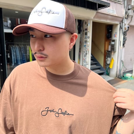JOHN SOFIA Diddy Tee (White, Dark Grey, Coffee, OD, Dark Night)｜ジョンソフィア ディディTシャツ