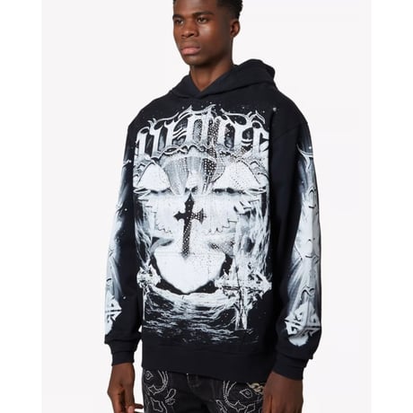 GUAPI Black Heavens Vault Hoodie V3 (Black)｜グアピ ブラック ヘブンズ ヴォルト フーディー V3（ブラック）