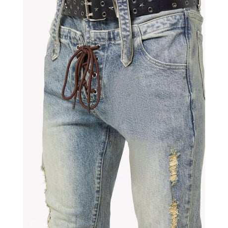 GUAPI Vintage Blue Weston Denim (Vintage Blue) | グアピ ビンテージ ブルー ウェスタン デニム (ブルー)