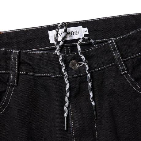 EVISEN ATARI ONE-UP DENIM (Black)｜エヴィセン アタリ ワンナップ デニム（ブラック）