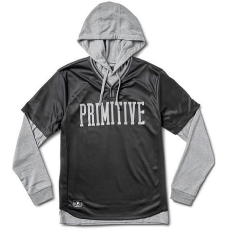 PRIMITIVE Two-Far Baseball Hood (Black, Burgundy)｜プリミティブ ツーファー ベースボール フード（ブラック/バーガンディ）