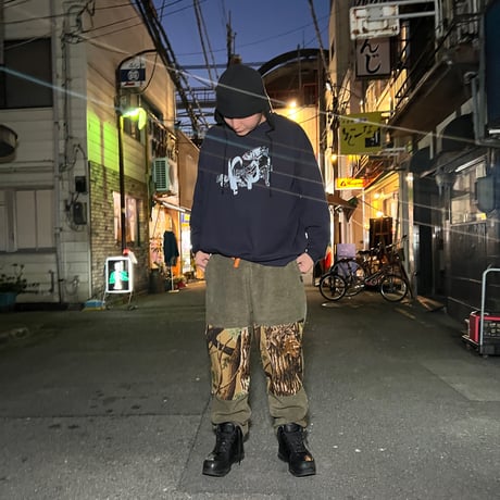 JOHN SOFIA Paneled High-Grade Fleece Pants (Olive/Realtree)｜ジョンソフィア パネルド ハイグレード フリースパンツ（オリーブ/リアルツリー）