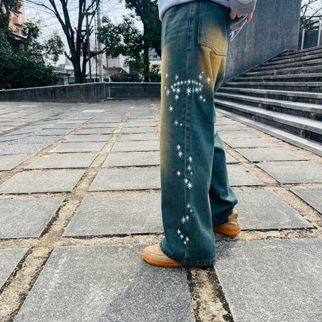 ADG “Hoshi no Ko” Over Dye Jeans (Indigo/Brn)｜ADG “星の子” オーバーダイデニム（インディゴ/ブラウン）
