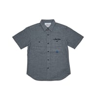 JOHN SOFIA “Staff Uniform” Chambray Shirt (BLACK)｜ジョンソフィア スタッフユニフォーム シャンブレー シャツ（ブラック）
