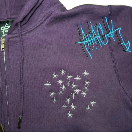 ADG Next Escape Zip Hoodie (Dark Purple)｜エーディージー ネクストエスケープ ジップフーディー（ダークパープル）