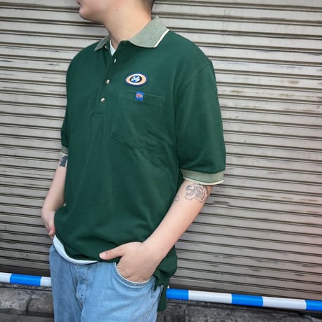JOHN SOFIA Badge Logo Polo｜ジョンソフィア バッジロゴ ポロシャツ