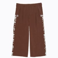 Black Weirdos Cutoff Chino Pants (D Brown)