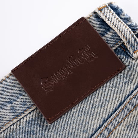 SUPPLIER Royal Cross Rhinestone Baggy Denim Shorts (BLUE)｜サプライヤー ロイヤルクロス ラインストーン バギーデニムショーツ（ブルー)