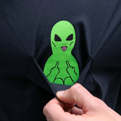 RIPNDIP Lord Alien Pocket Tee (Navy)｜リップンディップ ロードエイリアン ポケットティー（ネイビー）