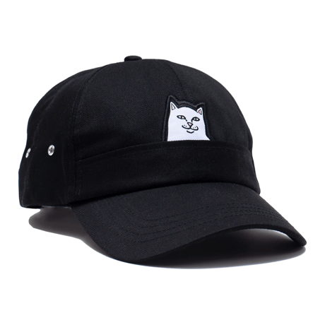 RIPNDIP Lord Nermal 6 Panel Pocket Hat (Black)｜リップンディップ ロードナーマル 6パネル ポケットハット（ブラック）