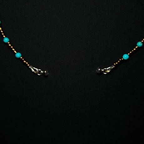 JOHN SOFIA Feather Beads Necklace (Craw)｜ジョンソフィア フェザービーズネックレス（クロウ）