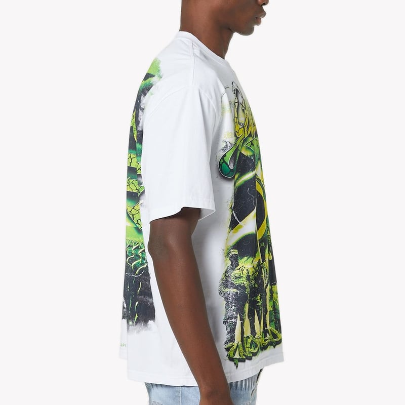 【新品未使用】GUAPI Vybz Kartel 28インチ希少 完全売り切れ品 GUAPI × Vybz Kartel White World Boss Tee V1 (Wh