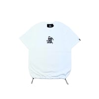 ADG Tagging Drawcord Tee (Wht)｜エーディージー タギング ドローコードTシャツ（ホワイト）