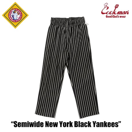 Cookman Chef Pants Semiwide Negro Leagues (NY Black Yankees)｜クックマン セミワイド シェフパンツ ニグロリーグ（NYブラックヤンキース）