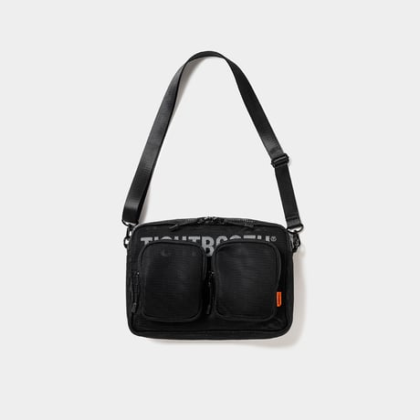 TIGHTBOOTH LOGO MESH SACOCHE (Black)｜タイトブース ロゴ メッシュ サコッシュ（ブラック）