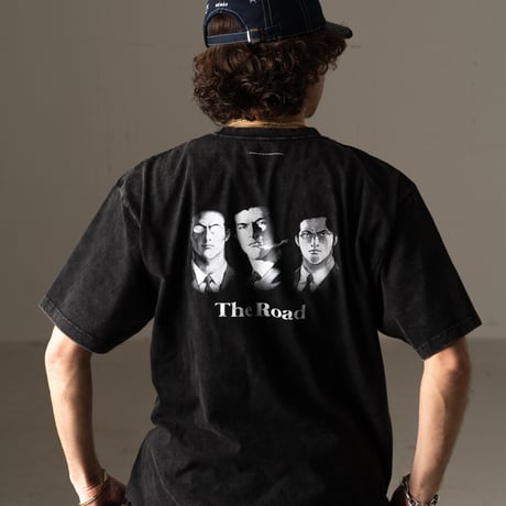 NEMES 299 NEMES x HEAT "TSURU" T-SHIRT (Sumi) | ネメス x ヒート ツル ティーシャツ（スミ）