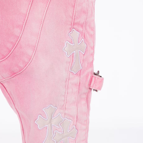 GUAPI French Rose Cross Buckle Denim (French Rose) | グアピ フレンチローズ クロスバックル デニム（フレンチローズ）