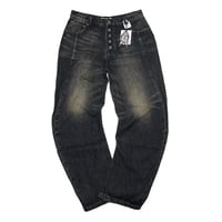 DND4DES Five Button Curved Knife Jeans (BLACK)｜ディーエヌディーフォーデス ファイブボタン カーブドナイフ ジーンズ（ブラック）
