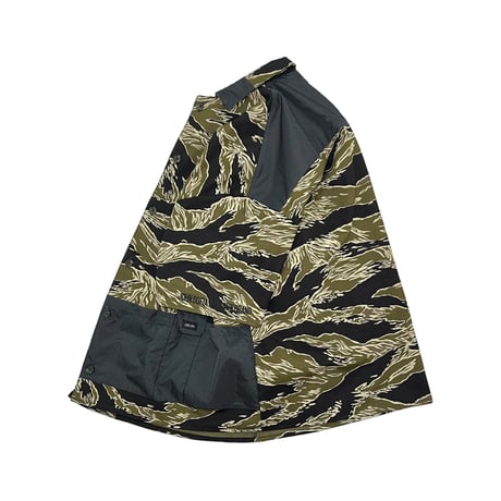 JOHN SOFIA RIPSTOP FIELD SHIRT (TIGER CAMO)｜ジョンソフィア リップストップ フィールドシャツ（タイガーカモ）