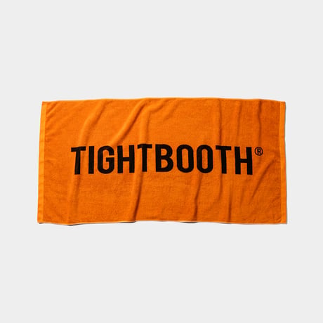 TIGHTBOOTH JACQUARD BATH TOWEL (ORANGE)｜タイトブース ジャカード バス タオル（オレンジ）