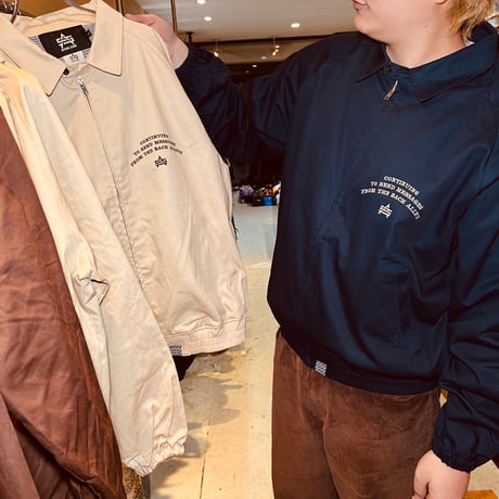 ATTACK ORIGINAL “CONCEPT” Harrington Jacket (Navy)｜アタックオリジナル “コンセプト” ハリントンジャケット（ネイビー）