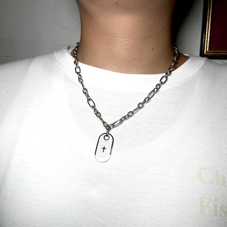 JOHN SOFIA Dogtag Chain Necklace (Slv)｜ジョンソフィア ドッグタグチェーンネックレス（シルバー）