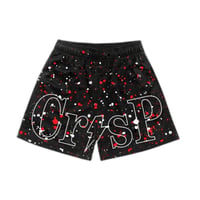 CRISP Paint Splatter Shorts (Black)｜クリスプ ペイント スプラッター ショーツ（ブラック）