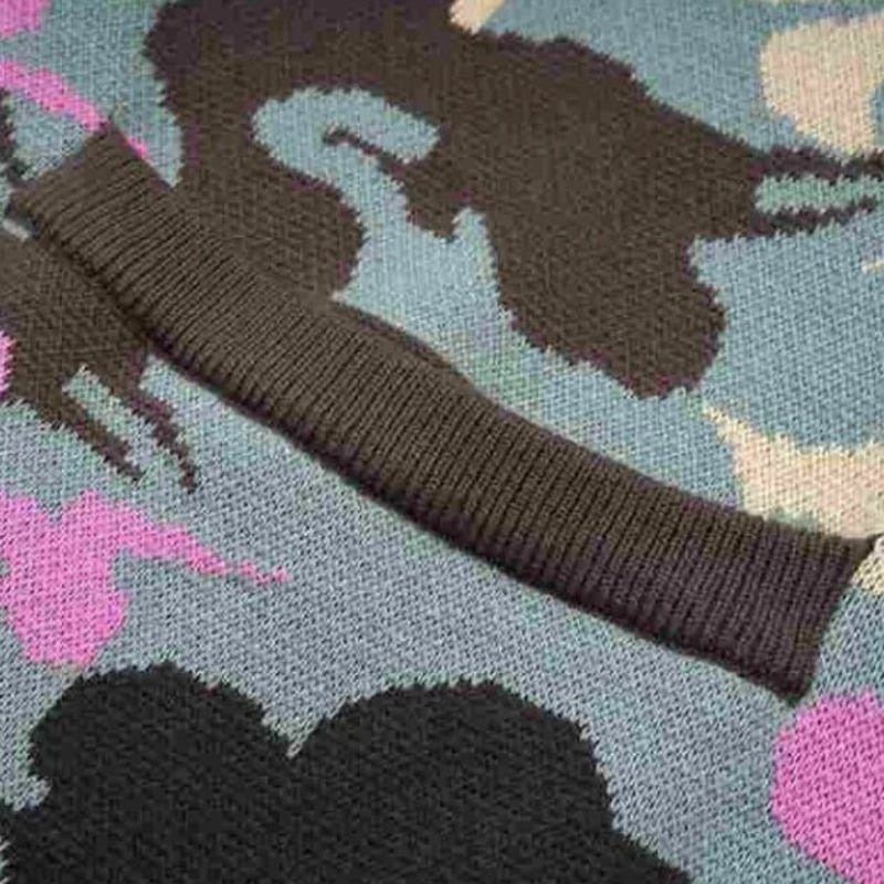 SUPPLIER Kemuri Camo Knit Cardigan | Attack Store